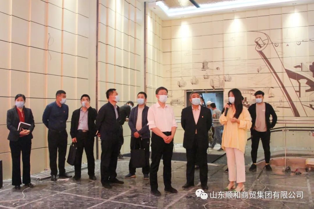 蘭山區(qū)委常委、組織部部長(zhǎng)劉元迅一行蒞臨順和國(guó)際智慧物流園調(diào)研快遞物流行業(yè)黨建工作
